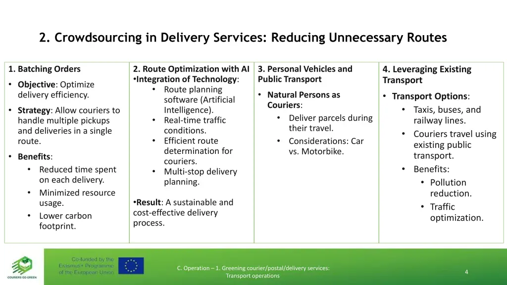 2 crowdsourcing in delivery services reducing