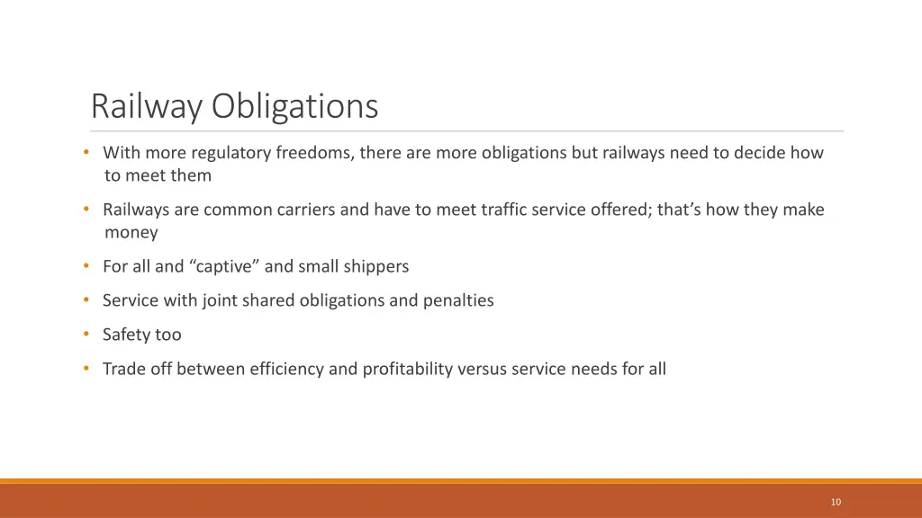 railway obligations