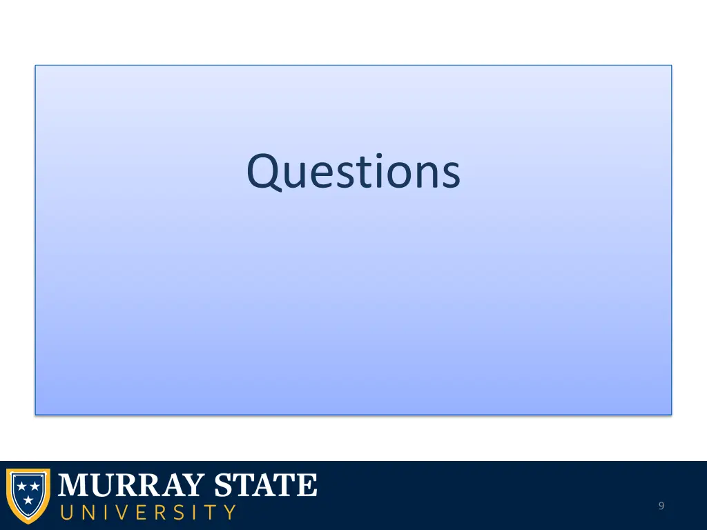 questions