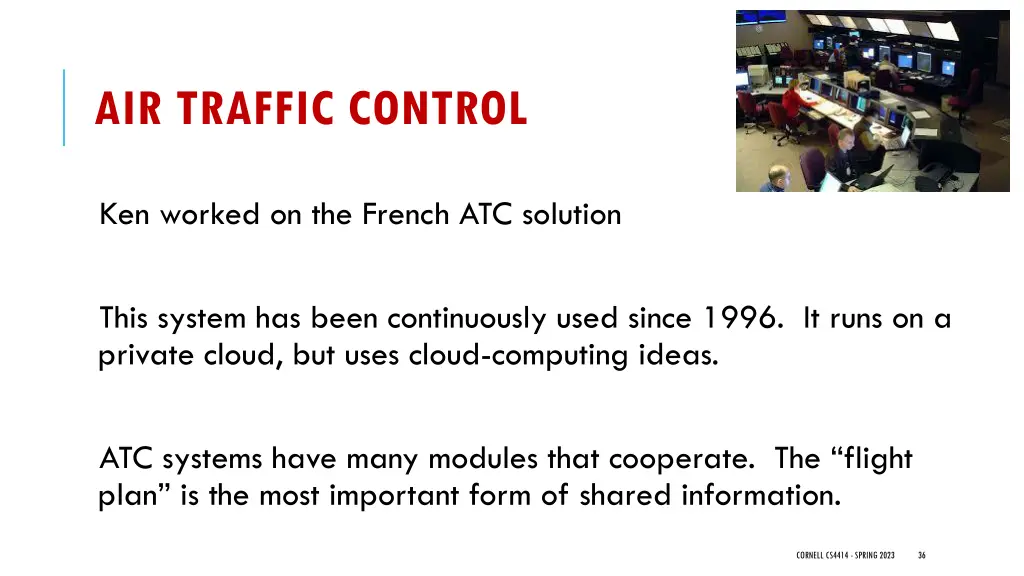 air traffic control