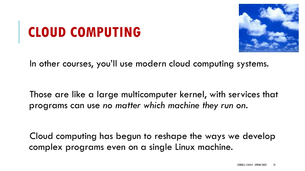 cloud computing