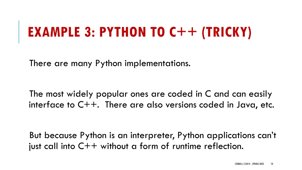 example 3 python to c tricky