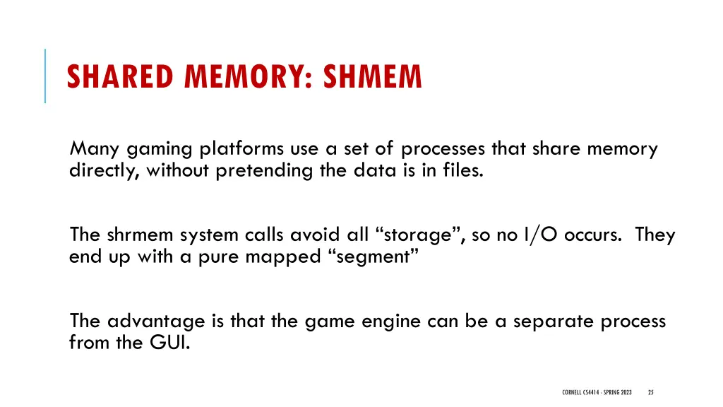 shared memory shmem