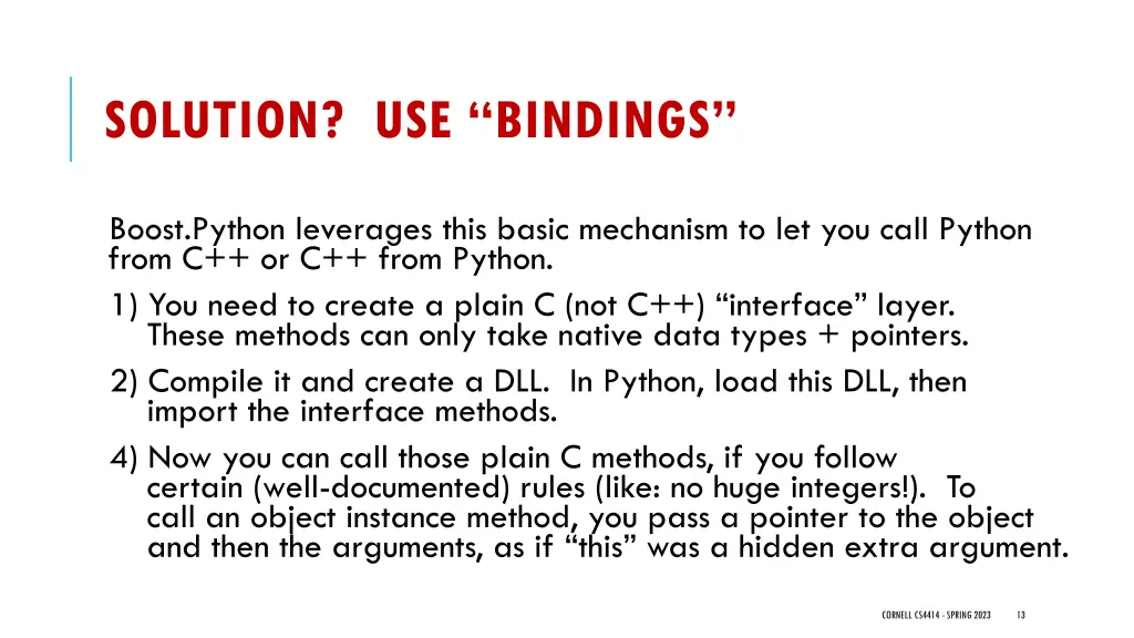 solution use bindings
