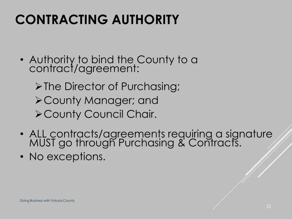 contracting authority