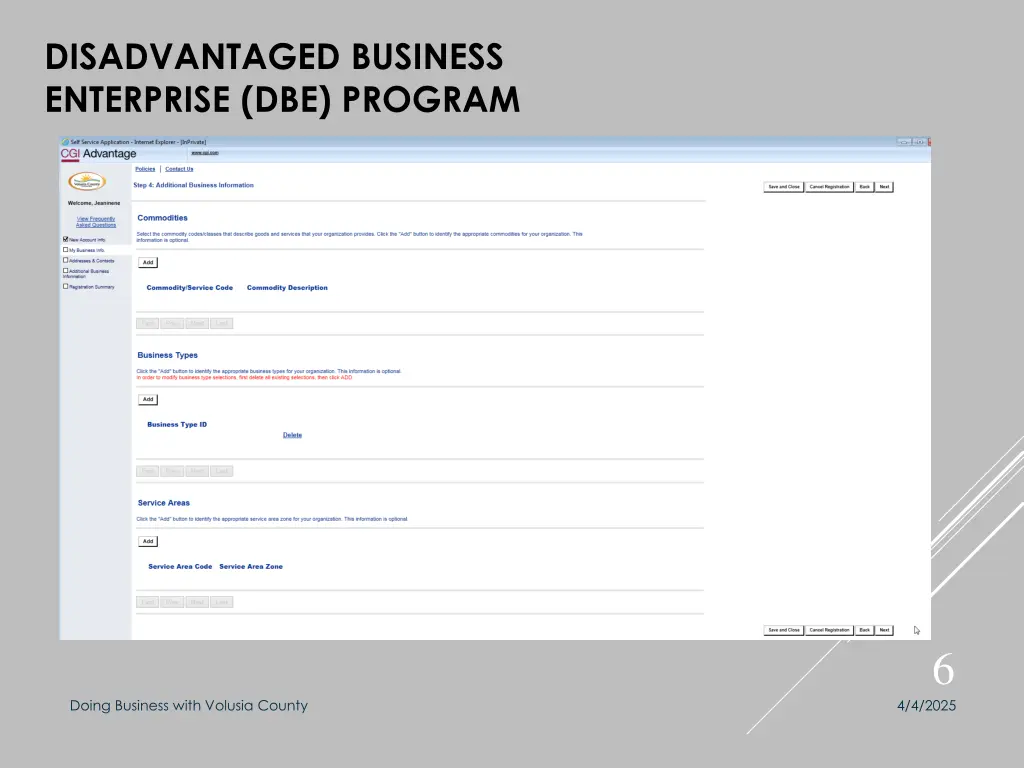 disadvantaged business enterprise dbe program 1