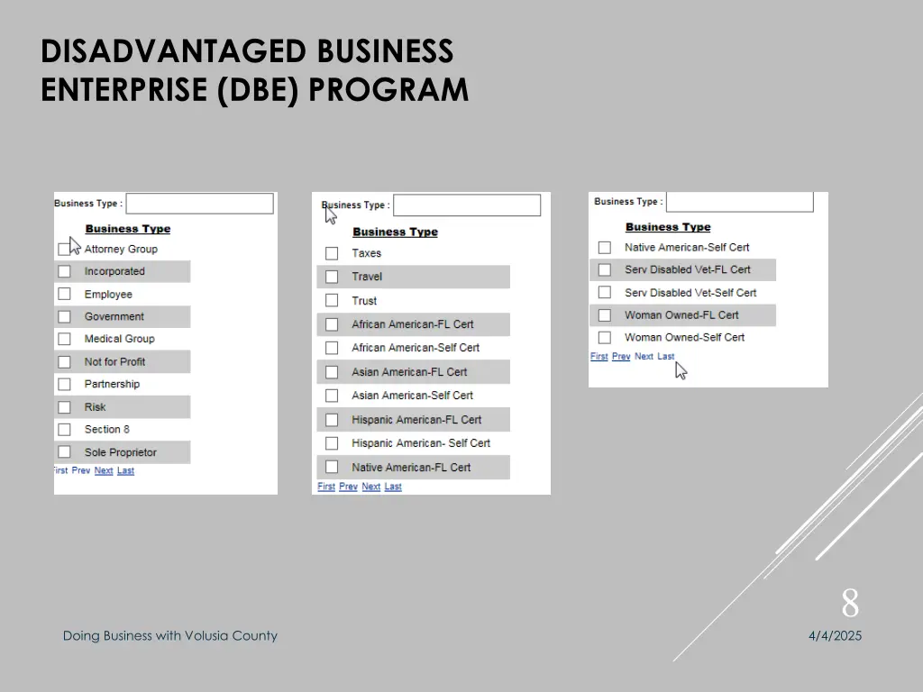 disadvantaged business enterprise dbe program 3
