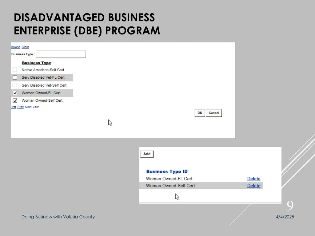 disadvantaged business enterprise dbe program 4