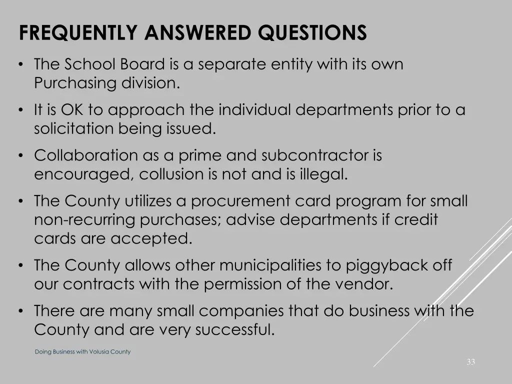 frequently answered questions