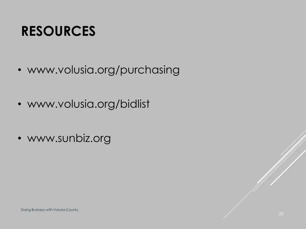 resources
