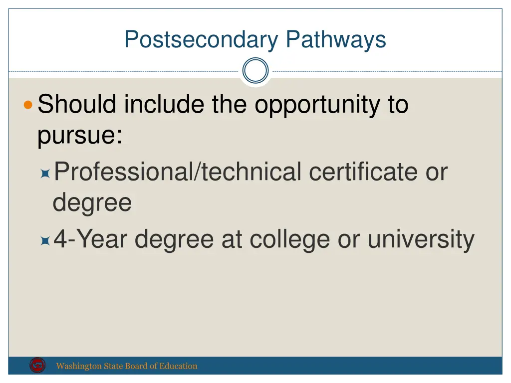postsecondary pathways