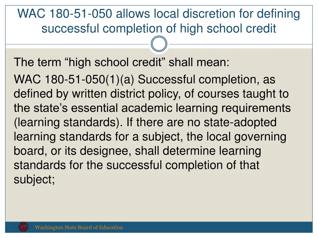 wac 180 51 050 allows local discretion