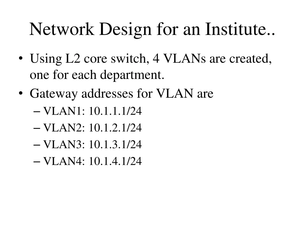 network design for an institute 2