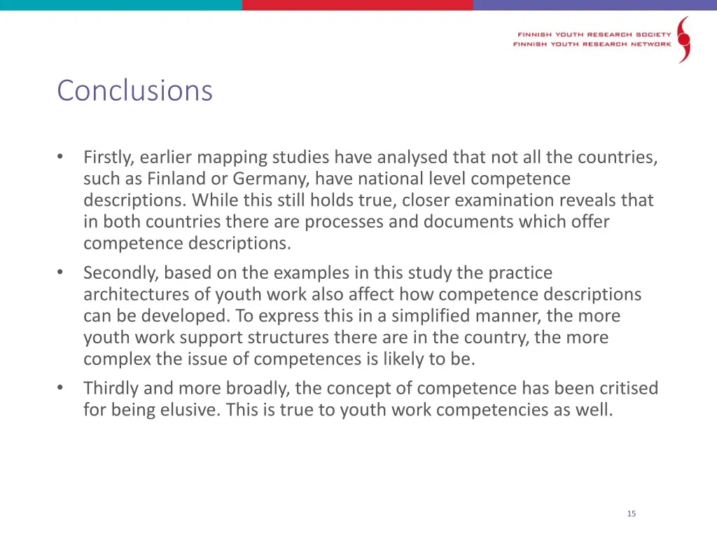 conclusions