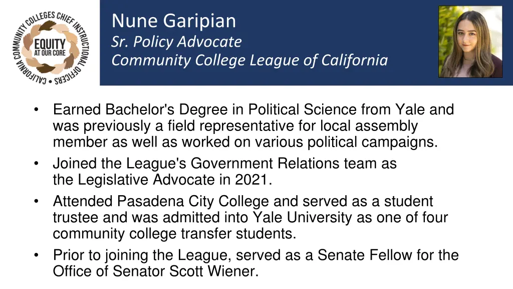 nune garipian sr policy advocate community