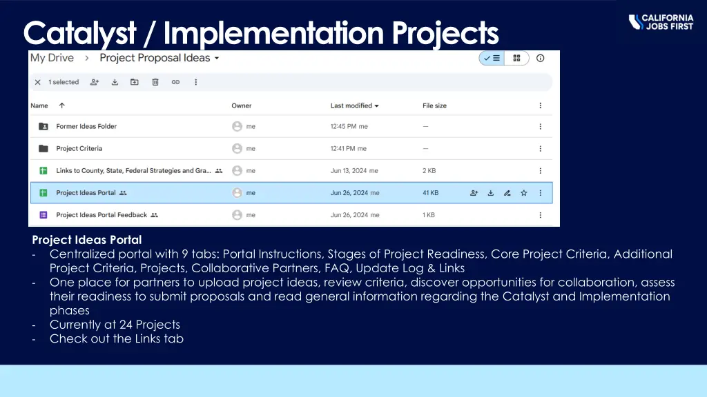 catalyst implementation projects