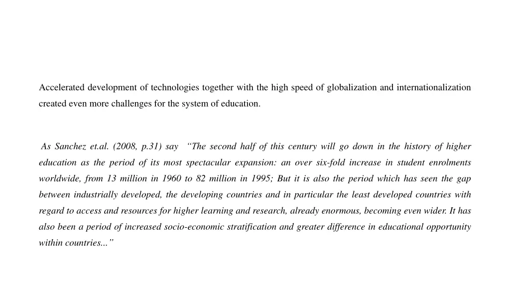accelerated development of technologies together