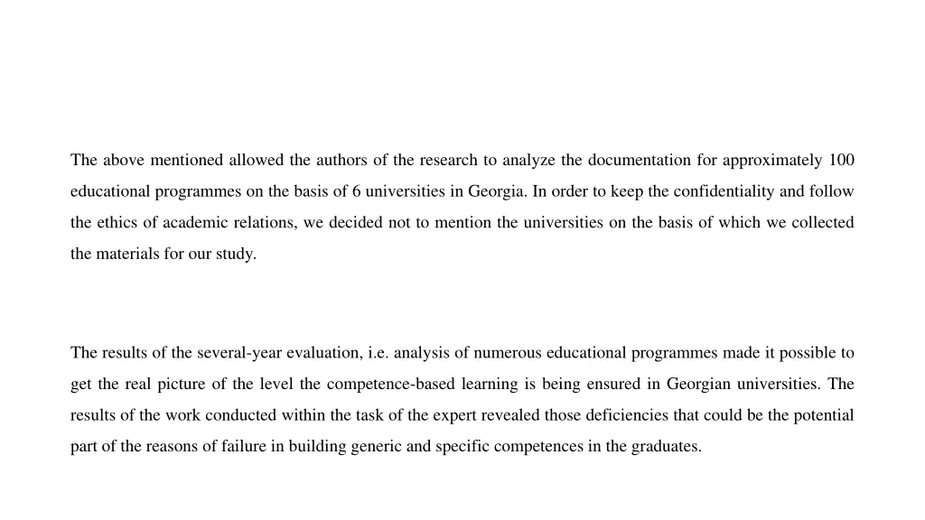 the above mentioned allowed the authors