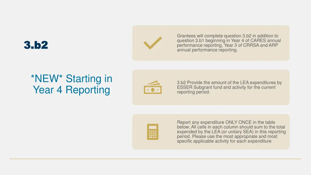 grantees will complete question 3 b2 in addition