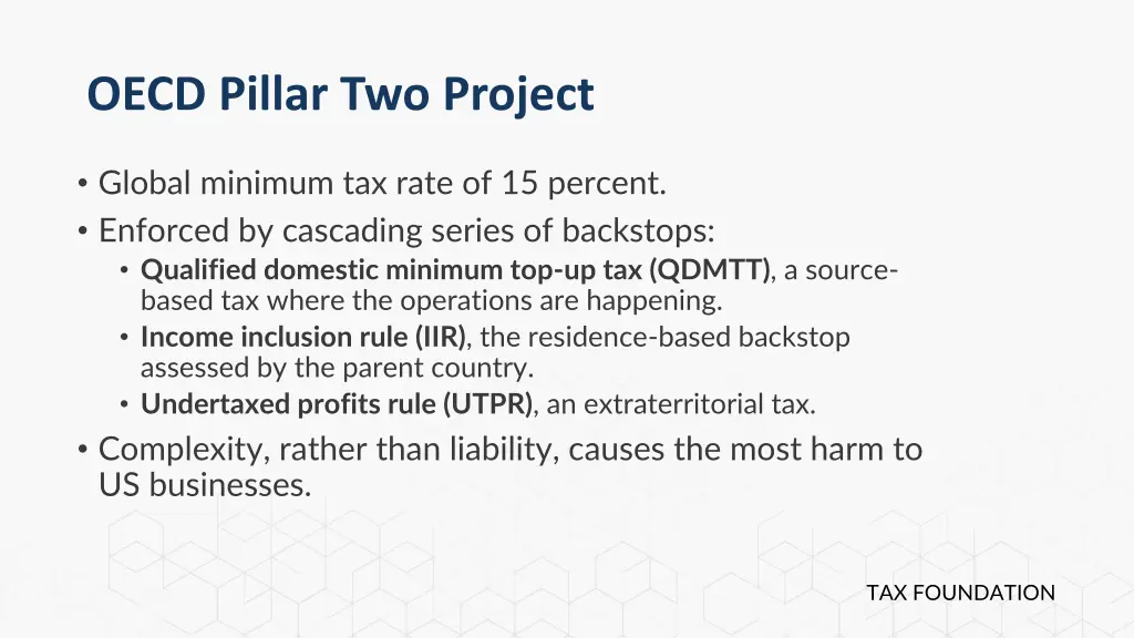 oecd pillar two project