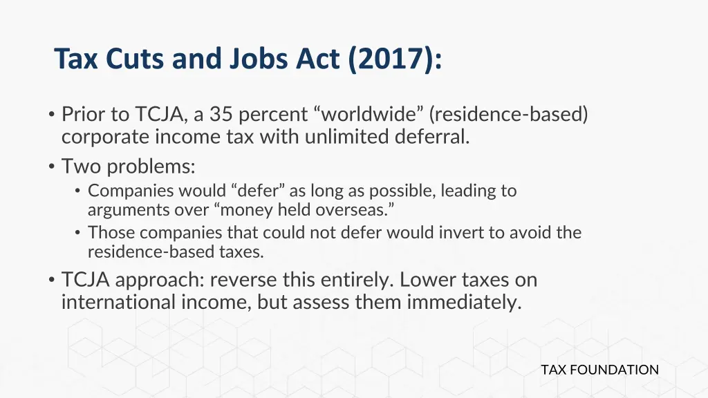 tax cuts and jobs act 2017