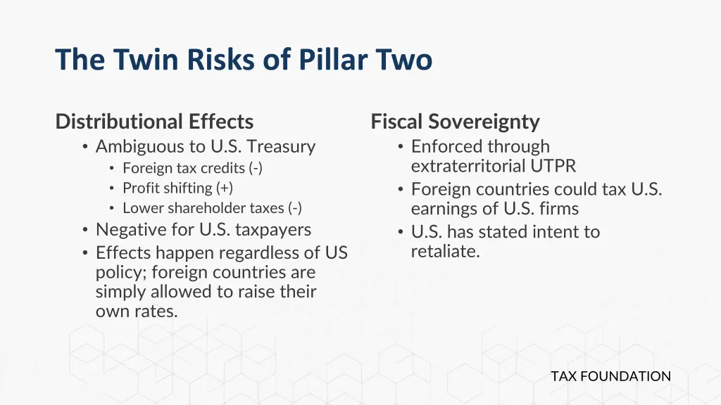 the twin risks of pillar two