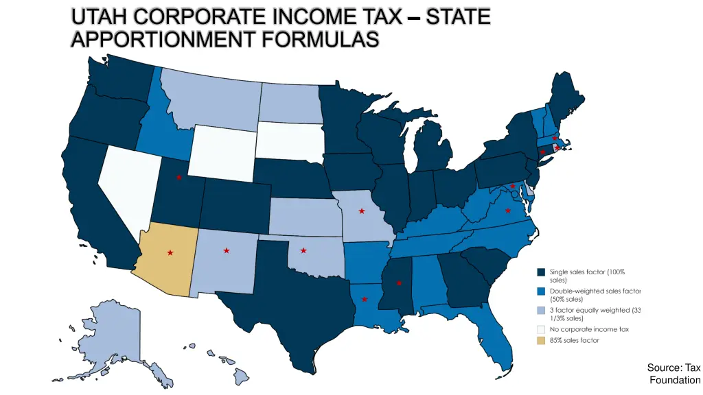 utah corporate income tax state apportionment