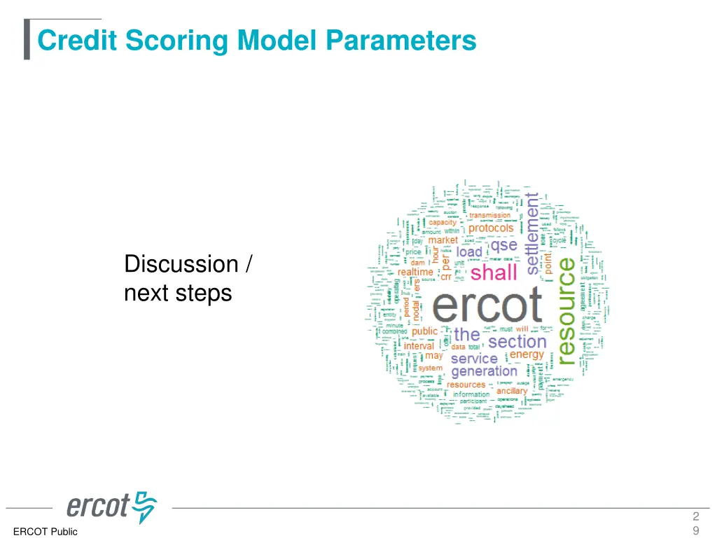 credit scoring model parameters 27