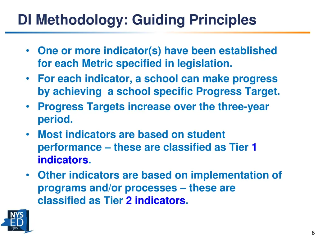 di methodology guiding principles