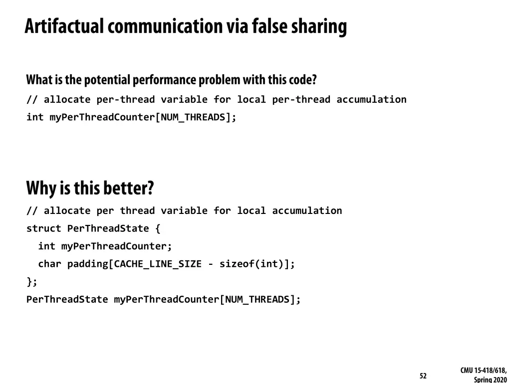 allocate per thread variable for local per thread