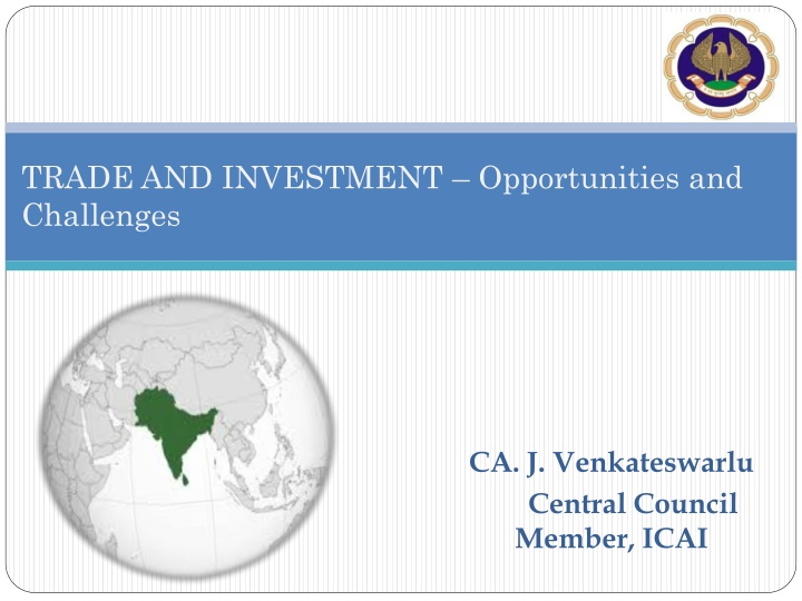 trade and investment opportunities and challenges