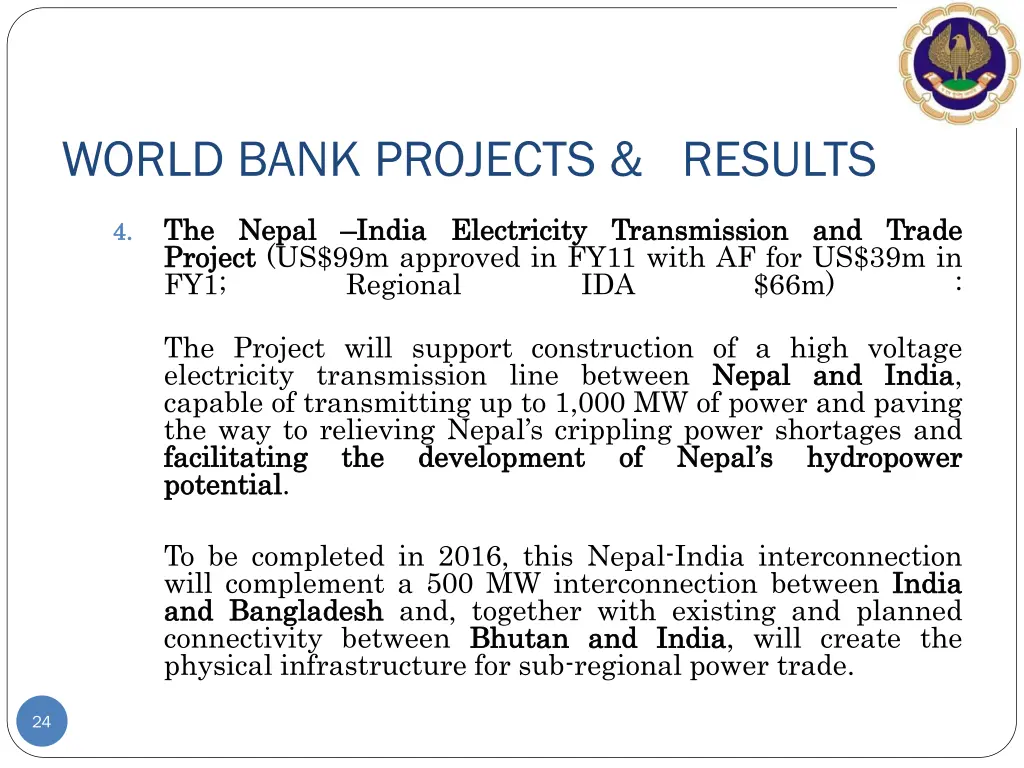 world bank projects results 3