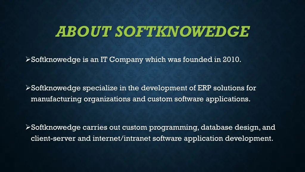 about softknowedge