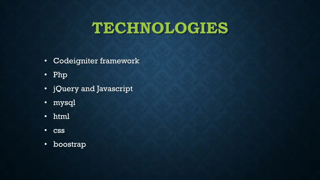 technologies
