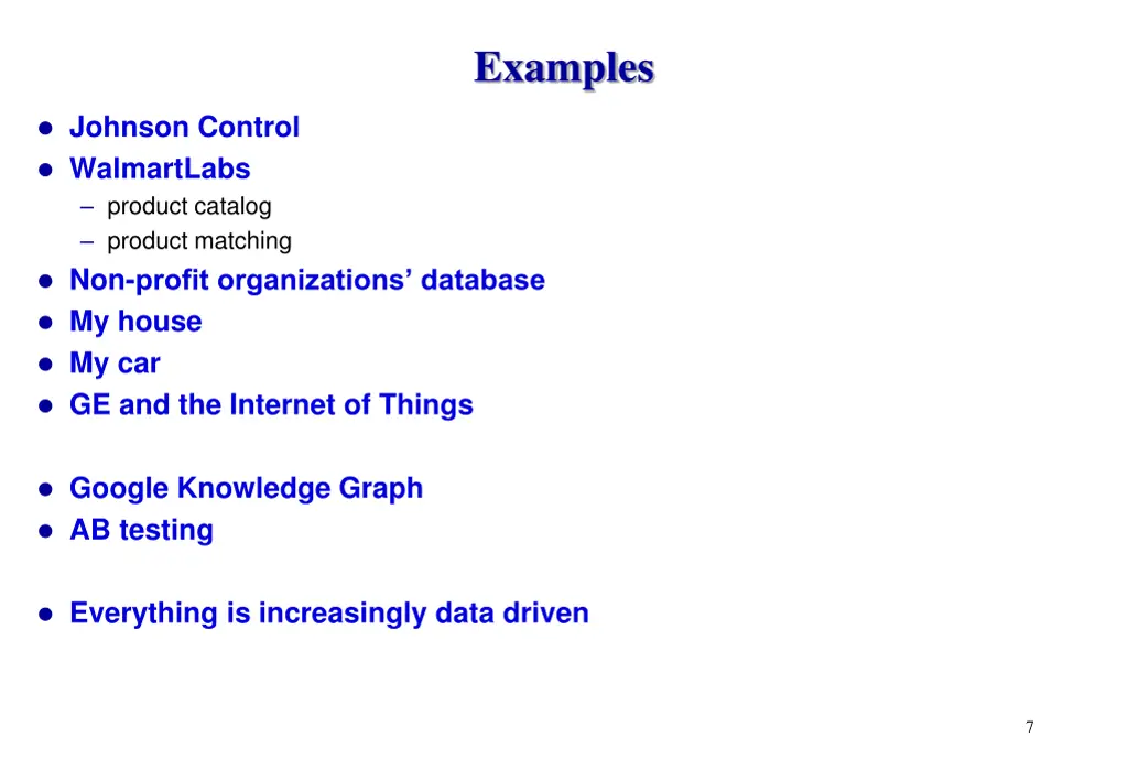 examples