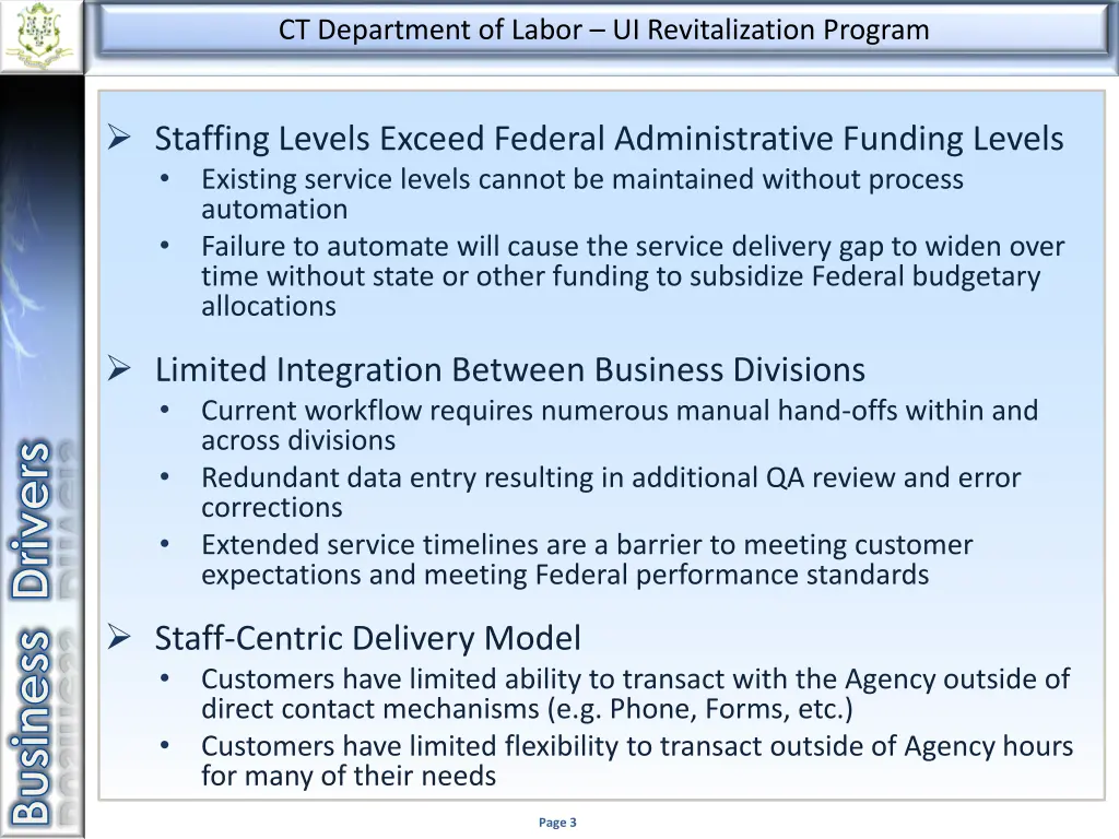 ct department of labor ui revitalization program 1
