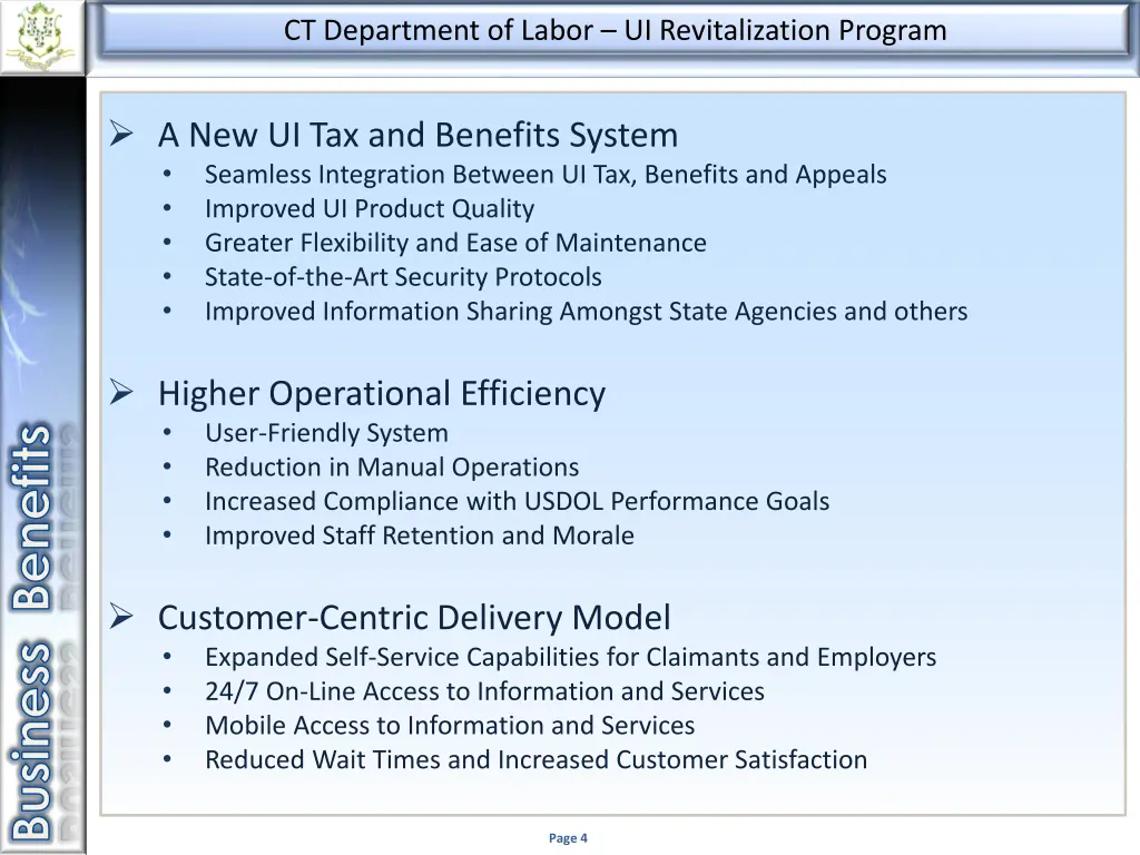 ct department of labor ui revitalization program 2