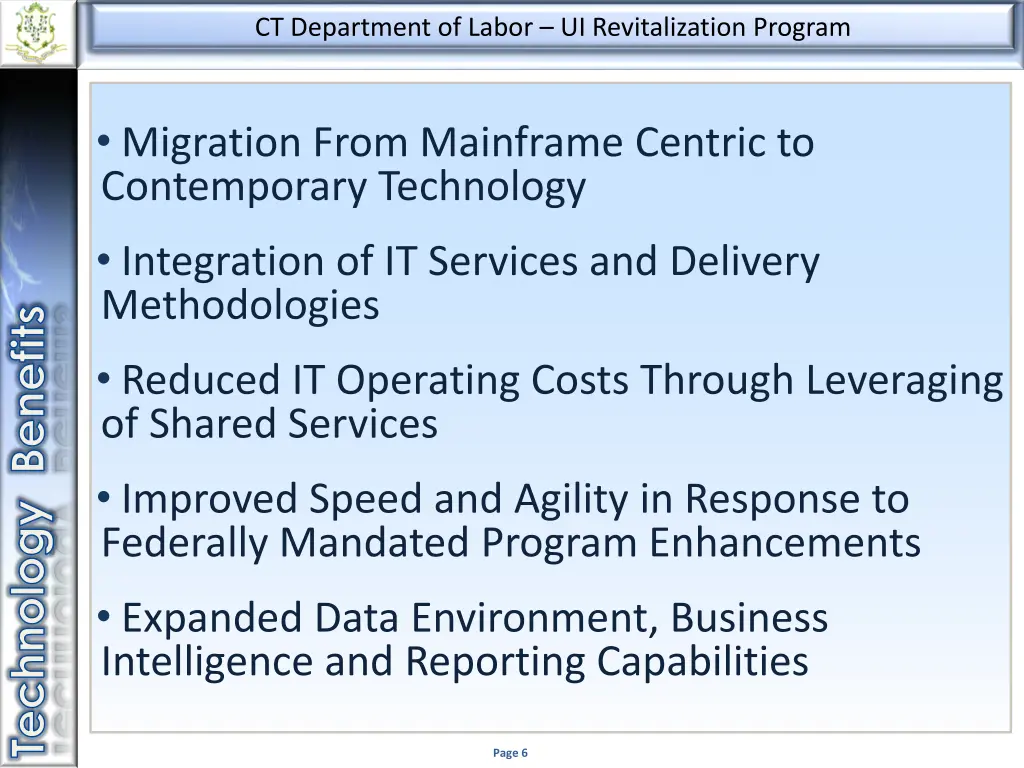 ct department of labor ui revitalization program 4