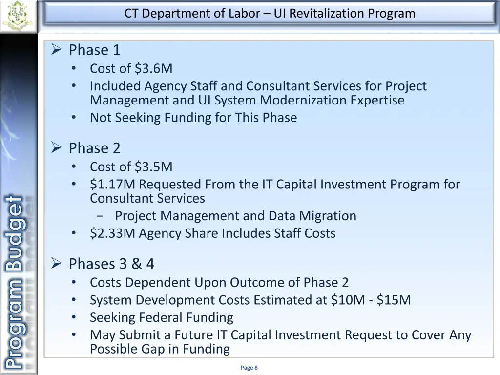 ct department of labor ui revitalization program 6