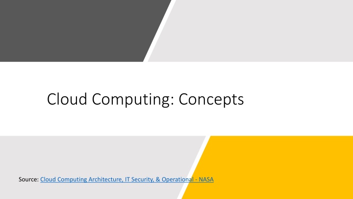 cloud computing concepts