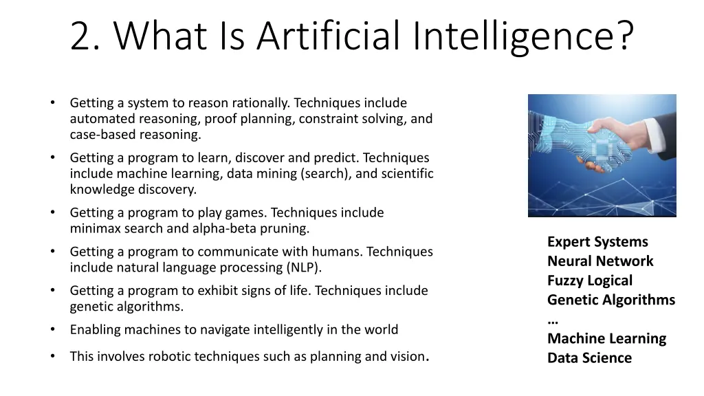 2 what is artificial intelligence 2
