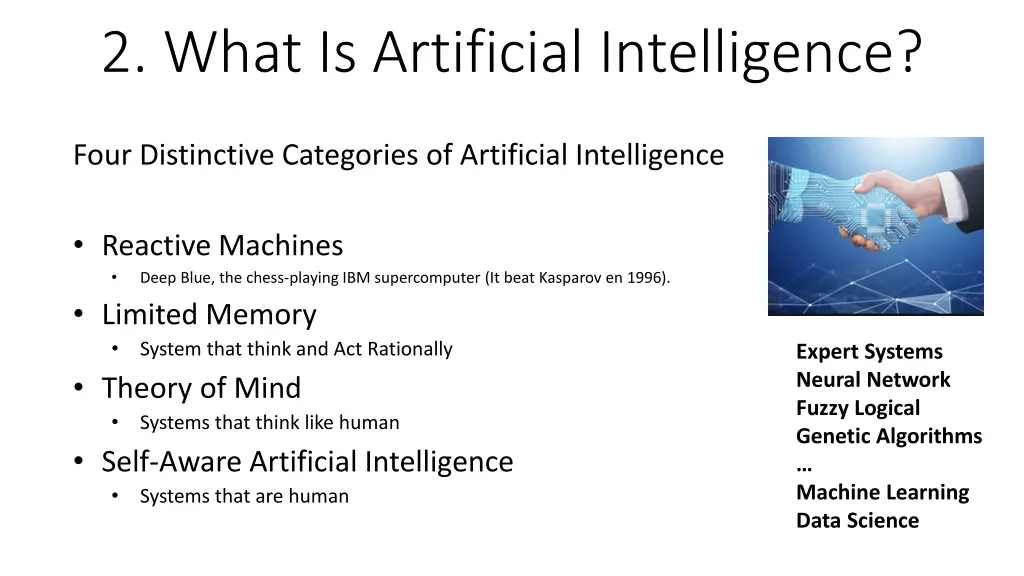 2 what is artificial intelligence 3