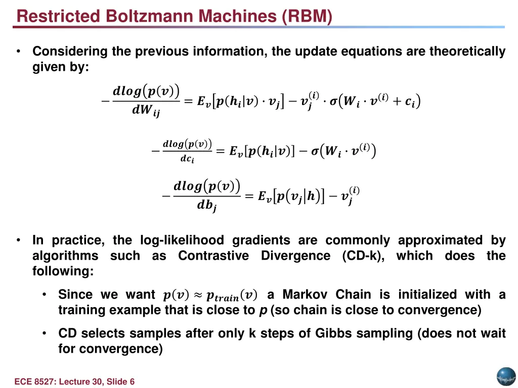 restricted boltzmann machines rbm 1