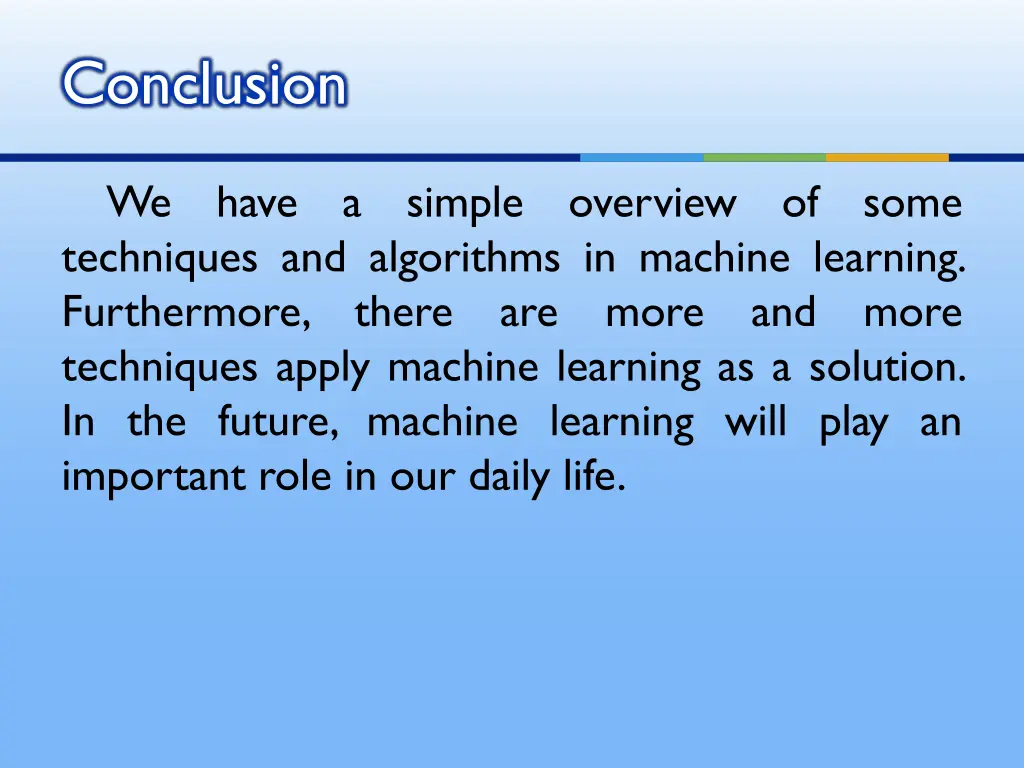 conclusion