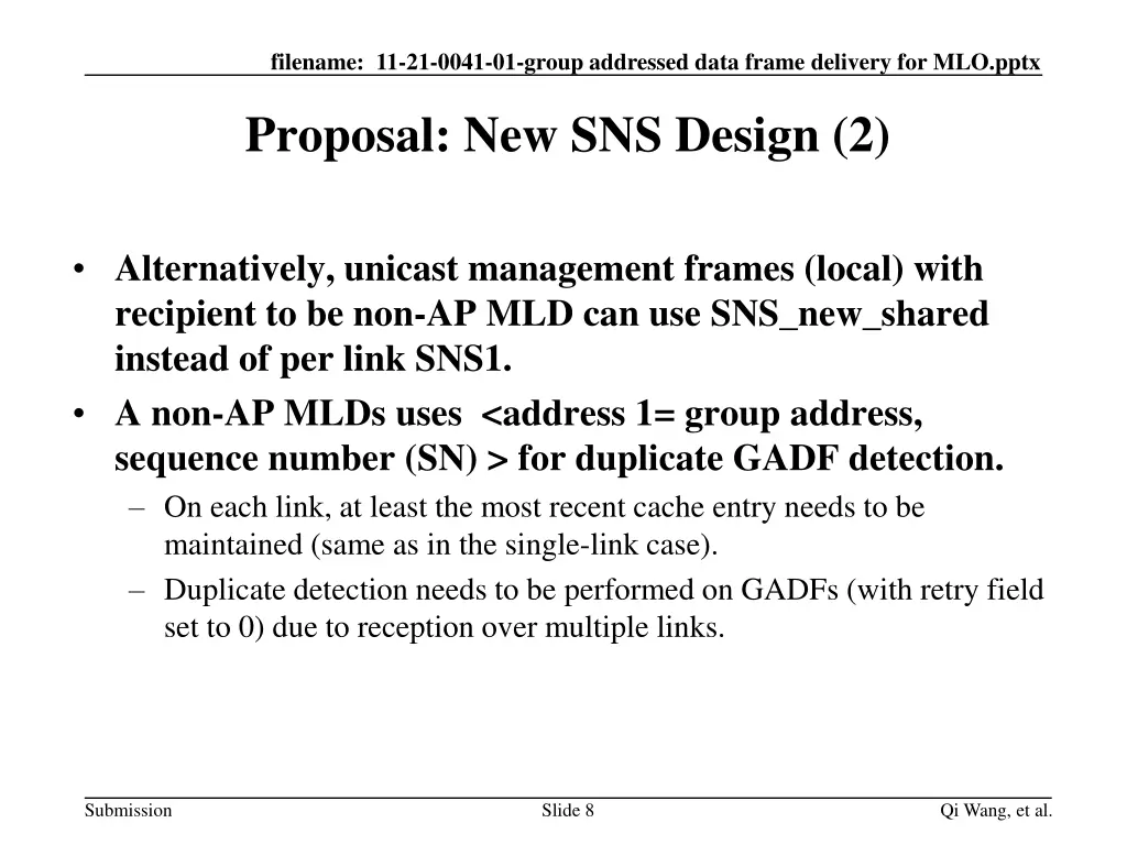 filename 11 21 0041 01 group addressed data frame 7