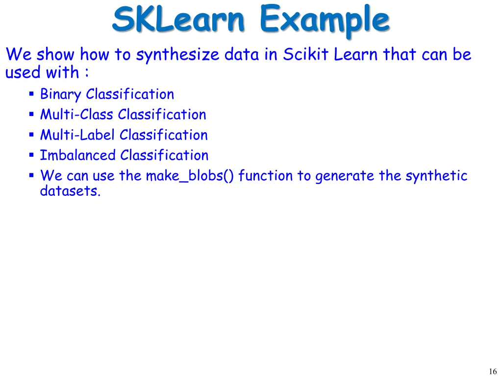 sklearn example
