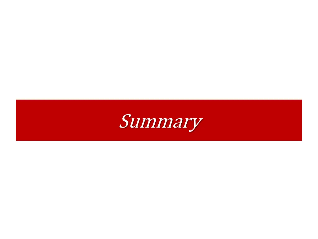 summary