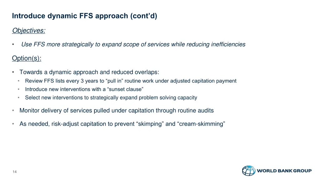 introduce dynamic ffs approach cont d