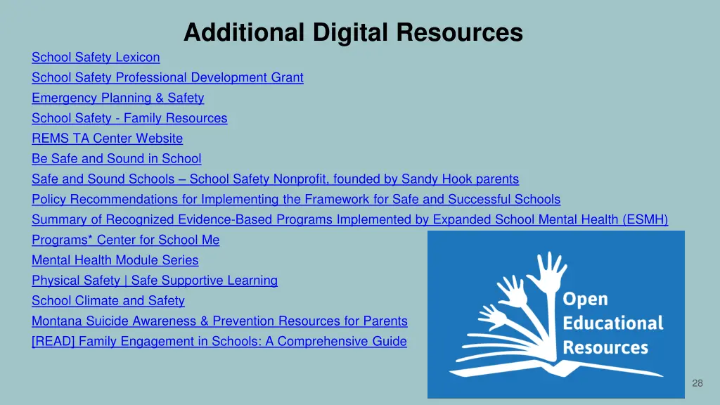additional digital resources