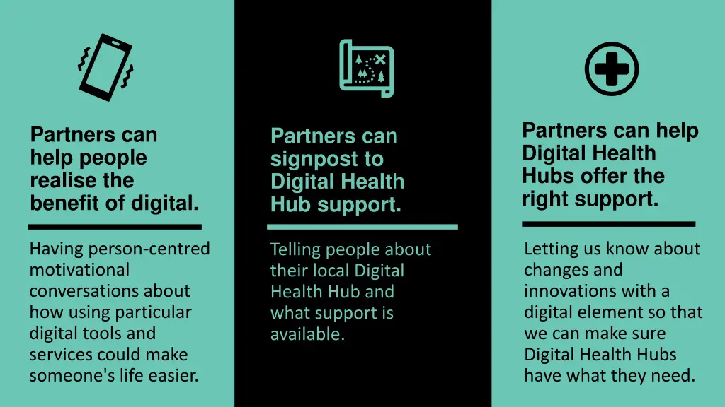 partners can help digital health hubs offer